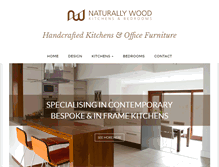 Tablet Screenshot of naturallywood.ie